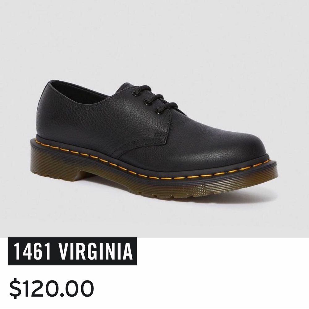 Doc Martens 1461 Virginia leather size UK 4 / US 6